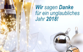 Wir sagen Danke für ein unglaubliches Jahr 2018!