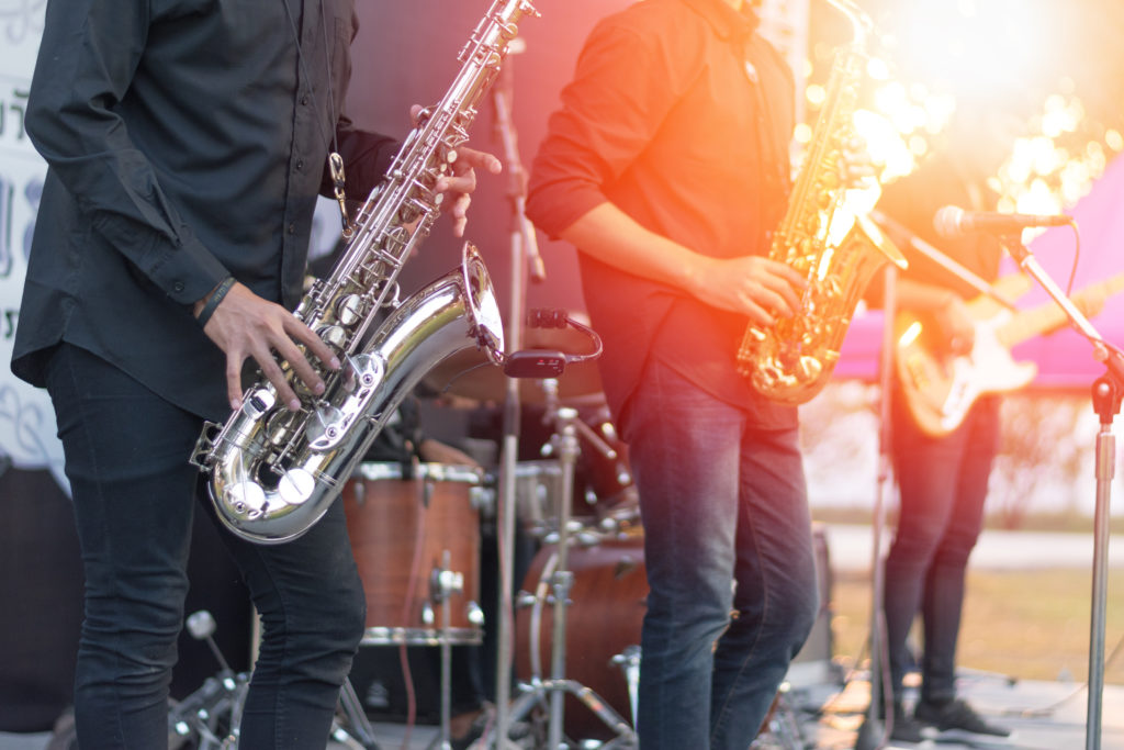 Jazzband zum Flugplatzfest